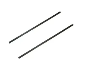 AMD Outer Front Door Beltline Window Felts w/ Black Bead - 2pcs Chevrolet | GMC 1967-1972