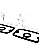 AMD Clear Park Lamp Lenses and Gaskets - Pair Plymouth Valiant | Duster | Scamp 1970-1972                                     - X135-1070-P - Image 2