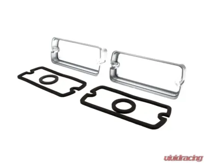 AMD Clear Park Lamp Lenses and Gaskets - Pair Dodge Dart 1973-1974 - X135-2073-P