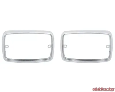 AMD Park Lamp Bezels - Pair Plymouth Valiant | Scamp | Duster 1970-1972 - X136-1370-P