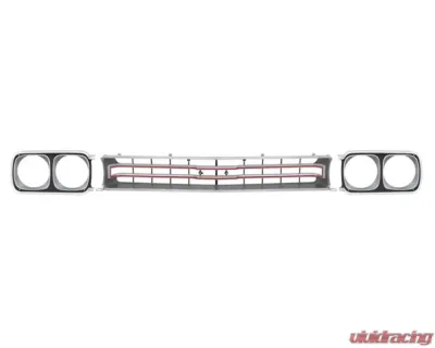 AMD Grille Assembly w/ Headlamp Bezels Plymouth Satellite | GTX 1969 - X150-1469-1S