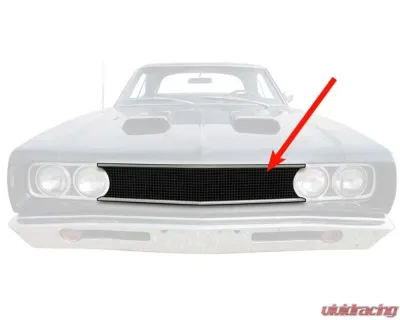 AMD Black Grille Dodge Coronet | Charger 500 1968-1969 - X150-2668