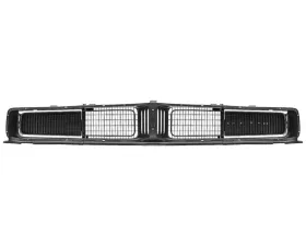 AMD Black Economy Style Grille Set Dodge Charger 1969