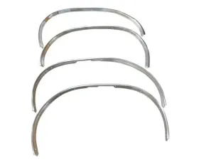 AMD Stainless Steel Wheel Opening Molding Set - 4pcs Dodge Charger 1968-1970