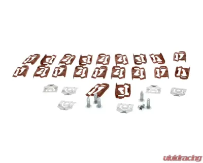AMD Windshield Molding Clips & Screw Set - 32pcs Chevrolet | Pontiac w/o Vinyl Top 1968-1974 - X385-3068-11S