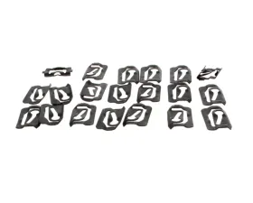 AMD Windshield Molding Clips & Screw Set - 32pcs Chevrolet | Pontiac w/ Vinyl Top 1968-1974