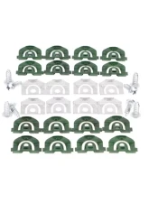 AMD Windshield Molding Clip & Screw Set Buick | Chevrolet | Oldsmobile | Pontiac Coupe 1964-1967                                     - X385-3464-1S - Image 2