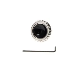 AMD Black/Stainless Wiper Switch Knob w/o Washer Chevrolet | GMC 1960-1963