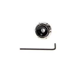 AMD Black/Stainless Wiper Switch Knob w/o washer Chevrolet | Pontiac 1964-1966