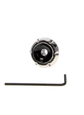 AMD Black/Stainless Wiper Switch Knob w/o washer Chevrolet | Pontiac 1964-1966                                     - X460-4064-25 - Image 3