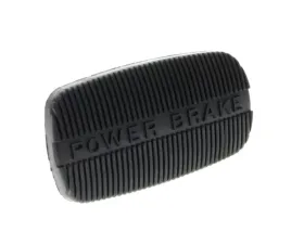 AMD Automatic Brake Pedal Pad w/ Power Brakes Logo Chevrolet 1958-1970