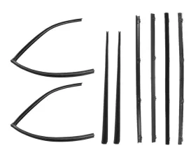 AMD Rear Door Window Channel Kit - 6pcs Chevrolet | GMC 1967-1972