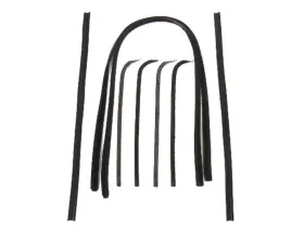 AMD Front Door Window Channel Kit - 8pcs Ford F-Series 1967-1970