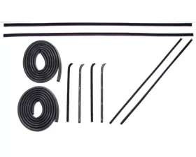 AMD Front Door Seal Kit - 10pcs Chevrolet | GMC w/ Metal Framed Glass 1960-1963