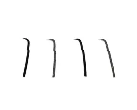 AMD Chrome Beltline Molding Kit - 4pcs Ford F-Series 1961-1966