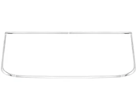 AMD Back Glass Molding Set Chevrolet Chevy II 2DR Hardtop 1966-1977