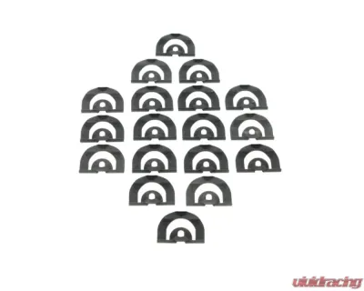 AMD Back Glass Molding Clip Set - 18pcs Chevrolet Chevelle | Malibu 2DR Hardtop 1966-1967 - X671-3466-2S