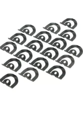 AMD Back Glass Molding Clip Set - 18pcs Chevrolet Chevelle | Malibu 2DR Hardtop 1966-1967                                     - X671-3466-2S - Image 2