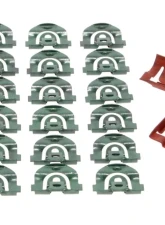 AMD Back Glass Molding Clip Set & Screw Set - 22pcs Chevrolet El Camino 1966-1967                                     - X671-3766-S - Image 2