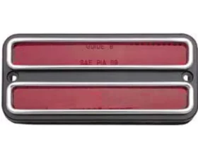 AMD Rear Side Marker Lamp w/ Chrome Trim - Each Chevrolet | GMC 1968-1972