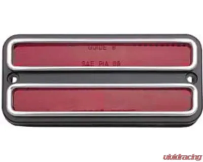 AMD Rear Side Marker Lamp w/ Chrome Trim - Each Chevrolet | GMC 1968-1972 - X740-4068-1