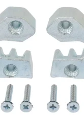 AMD LH/RH Door Striker Plates w/ Screws - Pair Dodge | Plymouth B-Body 1968-1970                                     - X752-1468-P - Image 2