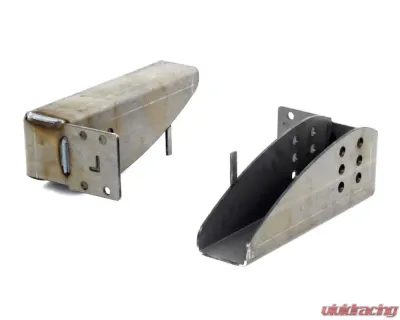 AMD LH/RH Front Spring Relocation Buckets - Pair Plymouth B-Body 1966-1970 - X865-1466-2S