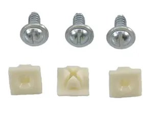 AMD Front License Plate Bracket Mounting Set Chevrolet Camaro 1967-1968