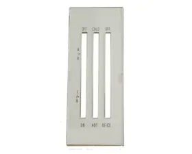 AMD Heater Control Lens without A/C Chevrolet Camaro | Nova 1969-1974