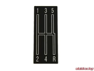 AMD 5 Speed Console Shift Plate Emblem Chevrolet Camaro 1968-1969 - W-027