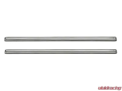 AMD Pair Arm Rest Base Stainless Steel Trim Chevrolet Camaro | Nova | Pontiac Tempest 1968 - W-034