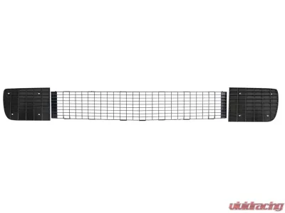 AMD Black Grille and Headlamp Door Set Chevrolet Camaro 1968 - W-048