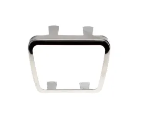 AMD Large Stainless Parking Brake Pedal Pad Trim Chevy Camaro | Chevy II | Pontiac Firebird 1967-1968