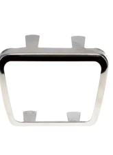 AMD Large Stainless Parking Brake Pedal Pad Trim Chevy Camaro | Chevy II | Pontiac Firebird 1967-1968                                     - W-108 - Image 2
