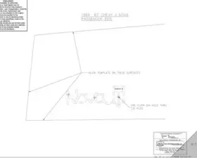 AMD Quarter Panel Emblem Template Kit For Nova Emblem Chevrolet Chevy II 1966-1967