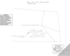 AMD Quarter Panel Emblem Template Kit For Nova SS Emblem Chevrolet Chevy II 1966-1967