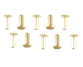 AMD 10 Piece For Replacing Silver Console Gauge Face Plate Rivet Set Chevrolet Camaro 1968-1969