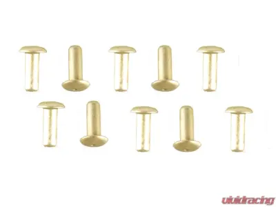 AMD 10 Piece For Replacing Silver Console Gauge Face Plate Rivet Set Chevrolet Camaro 1968-1969 - W-134