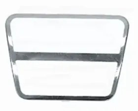 AMD Stainless Brake or Clutch Pedal Pad Trim Chevrolet Camaro | Nova | Pontiac Firebird 1967-1981