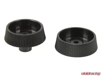 AMD 2 Piece Set Black Inner Tone and Dummy Radio Knobs Chevrolet Camaro | Chevelle | El Camino 1967-1968 - W-197