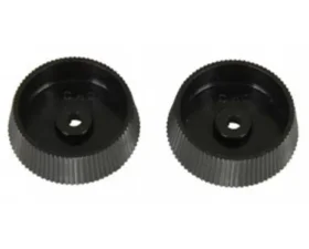 AMD 2 Piece Set Black Inner Tone and Fader Radio Knobs Chevrolet Camaro | Chevelle | El Camino 1967-1968