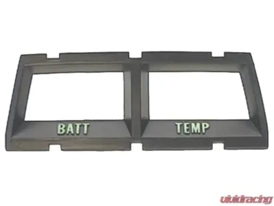 AMD Console Gauge Battery and Temp Bezel Chevrolet Camaro 1968-1969 - W-211