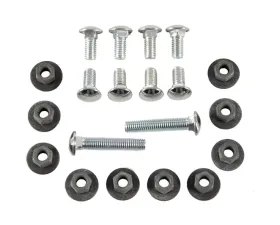 AMD Front and Rear Chrome Bumper Bolts and Nuts Chevrolet Camaro 1968-1969