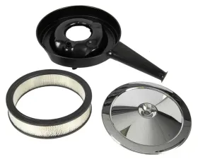 AMD Cowl Induction Air Cleaner with Chrome Lid and Filter Chevrolet Camaro | Chevelle | El Camino 1969-1972