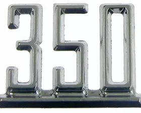 AMD 350 Fender Emblem Chevrolet Camaro 1967