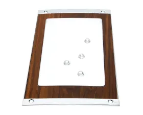 AMD Woodgrain Automatic Transmission Console Shift Plate Chevrolet Camaro 1969