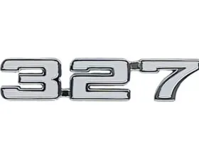 AMD 327 Fender Emblems Chevrolet Camaro 1969