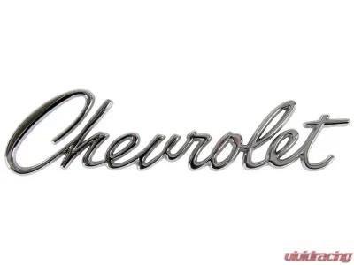 AMD Chevrolet Script Header Panel or Trunk Lid Emblem Chevrolet Camaro 1967 - W-359