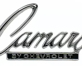 AMD Camaro by Chevrolet Header Panel or Trunk Lid Emblem Chevrolet Camaro 1968-1969