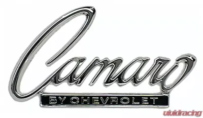AMD Camaro by Chevrolet Header Panel or Trunk Lid Emblem Chevrolet Camaro 1968-1969 - W-361